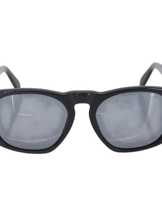 CHANEL COCO Mark Sunglasses plastic Black CC Auth 151144 main image 9